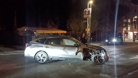 Boston police respond to a motor vehicle accident at Woodbine in Blue Hill ave.