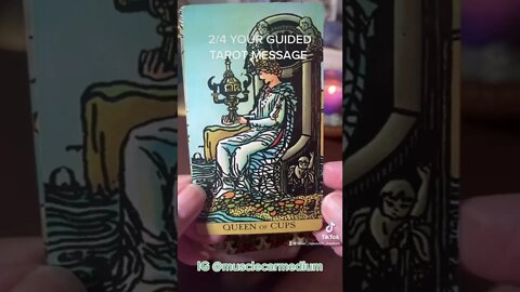 Your guided Tarot message two of four￼. #tarot #guide #message #youtube #tiktok