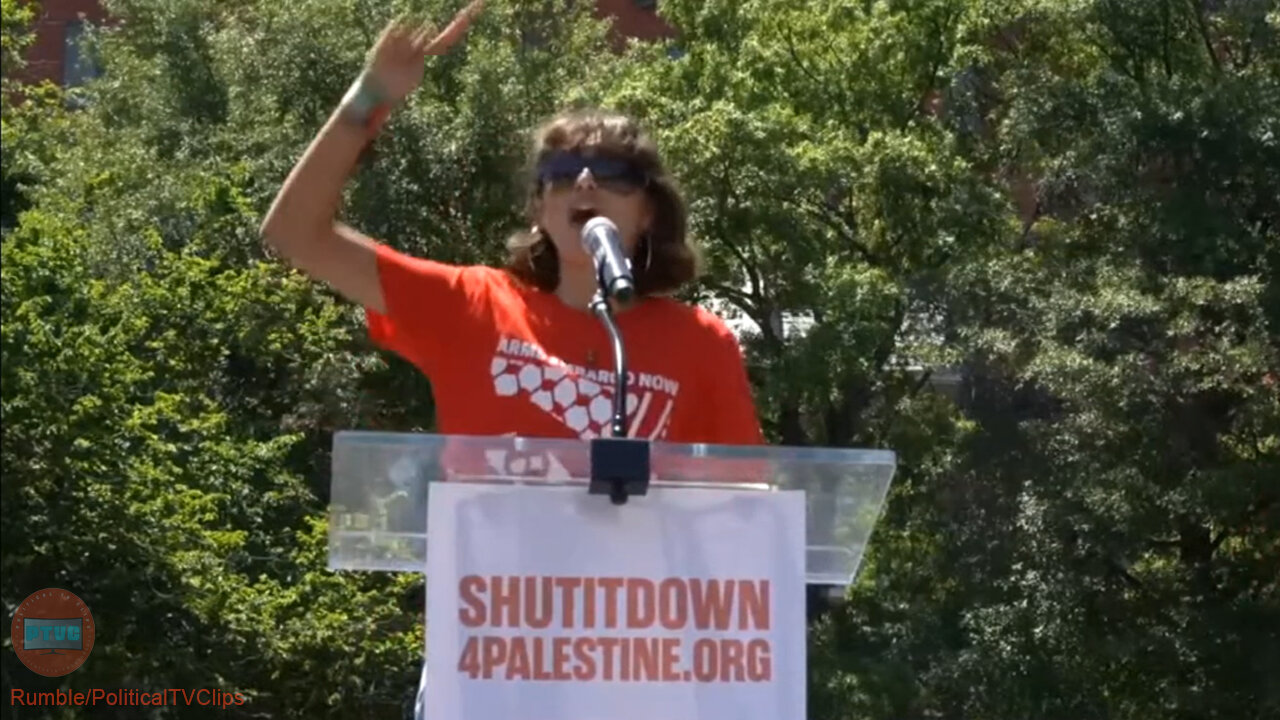 Students For Justice In Palestine INSANE Speech Full Of Anti-Semitic Tropes At D.C. Protest