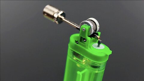 Cool idea about a DIY airbrush from a lighter