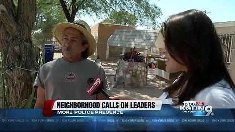 Tucson neighborhood reaches out to City officials for help cleaning up neighborhood