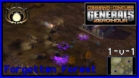 C&C Generals Zero Hour | Toxin General | 1v1 | Forgotten Forest