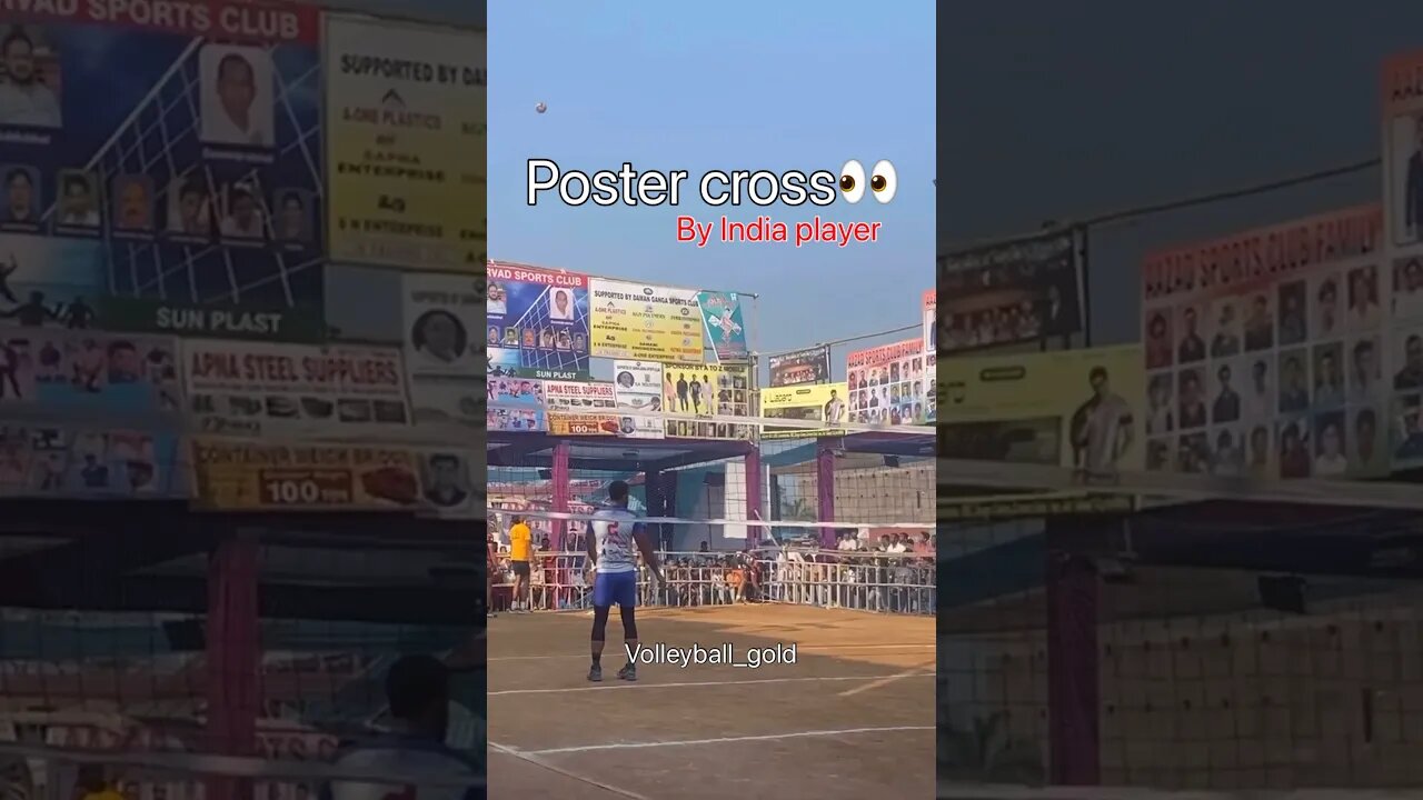 Poster cross👀 by India player Chirag Yadav 🇮🇳
