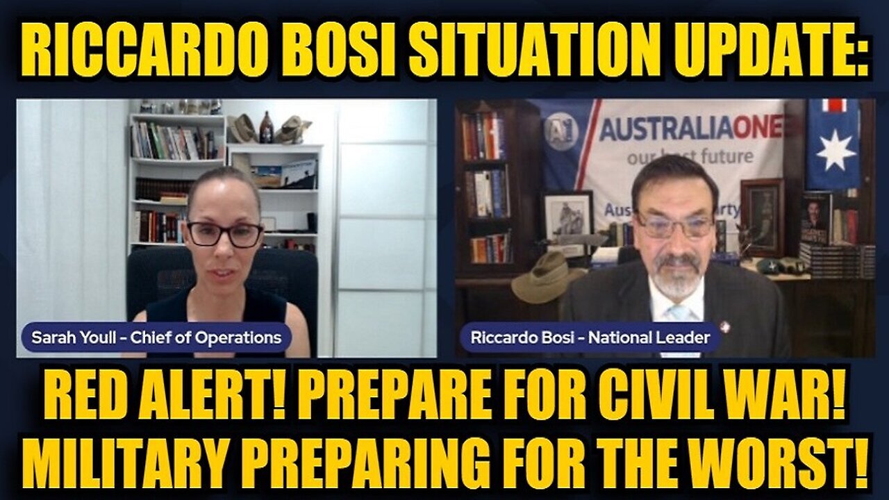 Riccardo Bosi BOMBSHELL 11.22: Red Alert! Prepare For Civil War! Military Preparing For The Worst!