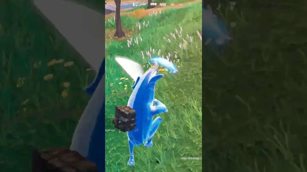 Running into the Action #gaming #epic #fortnite
