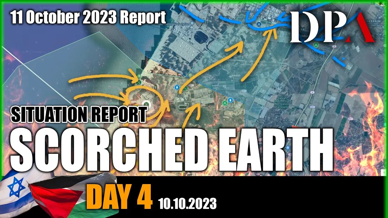 HAMAS INFILTRATES ASHKELON & ASHDOD; Egypt border crossing struck - Israel-Hamas War SITREP Day 4