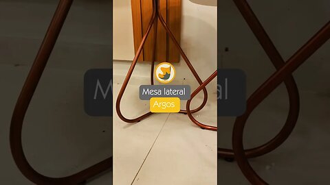 Mesa Lateral Argos vai deixar seu ambiente muito mais aconchegante e moderno!