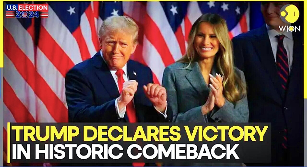 us Election 2024 : Trumps thanks American people for electing him / 24_news