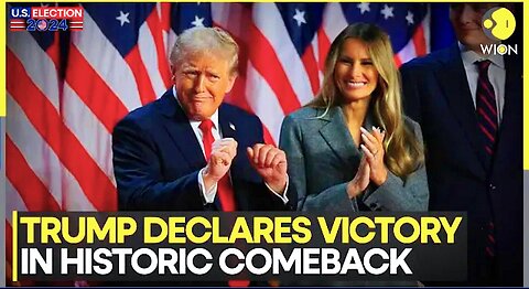 us Election 2024 : Trumps thanks American people for electing him / 24_news