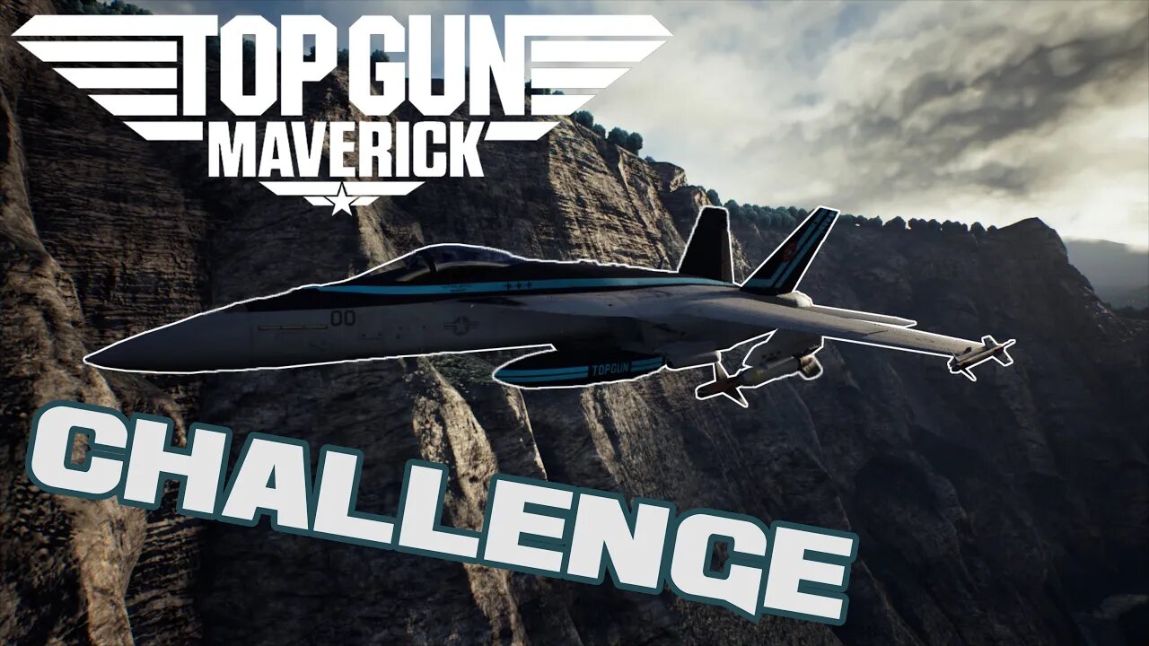 Top Gun: Maverick Canyon Run Challenge | Ace Combat 7