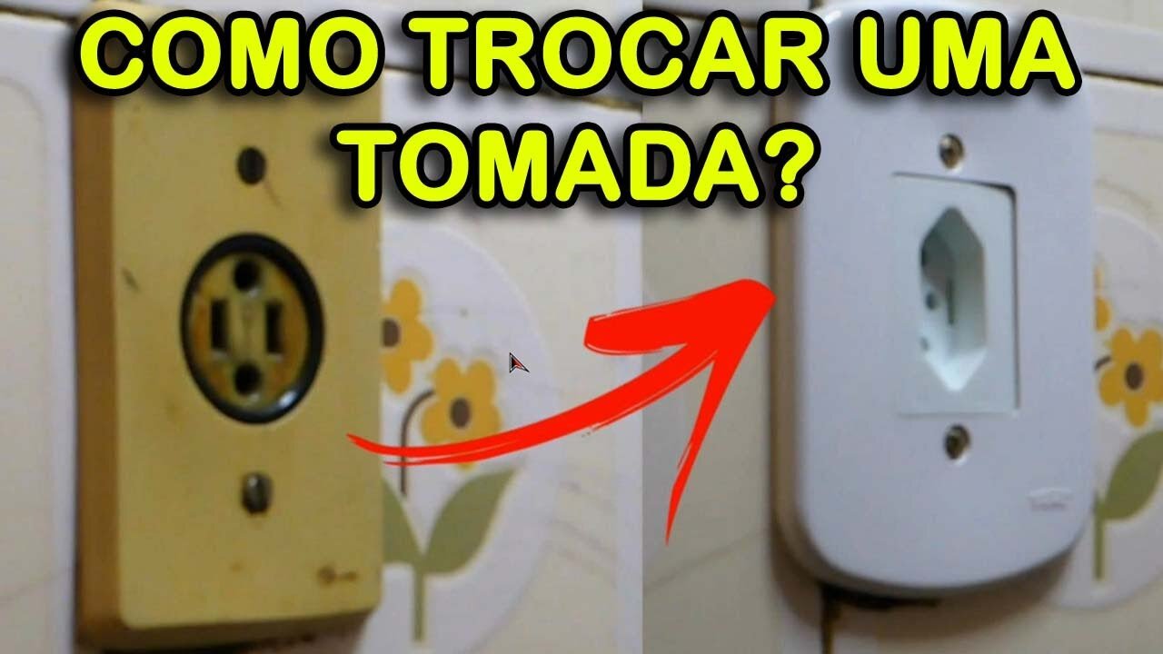 Como trocar tomada antiga pela tomada de 3 pinos | Consertando em casa