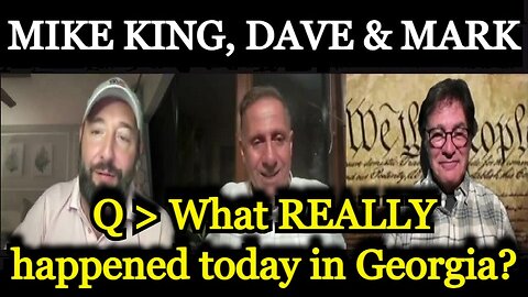 Q > What REALLY happened today in Georgia?