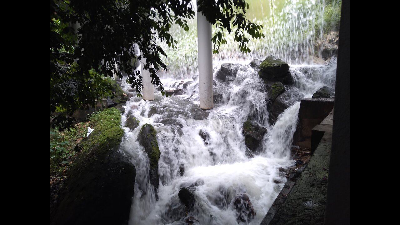 Kcc waterfall, Kandy, Sri Lanka