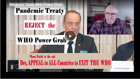 Pandemic Treaty WHO Power Grab :