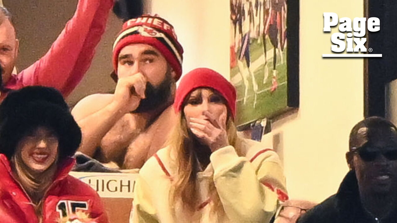 Travis Kelce reveals how Taylor Swift felt about Jason's shirtless antics at Chiefs-Bills game