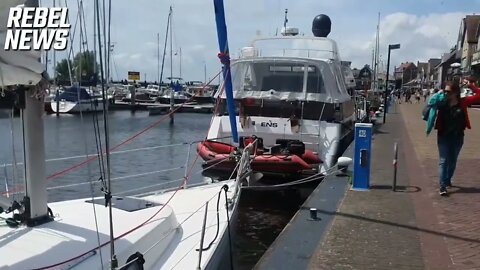 Interviewing the boat owners in Urk and there is overwhelming support for the farmers