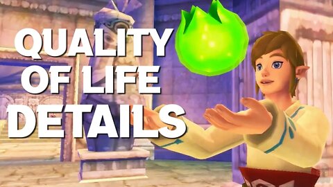 Zelda Skyward Sword HD Quality of Life Improvements Details