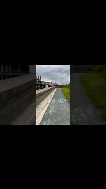 Walking around the fortress on Citadel Hill