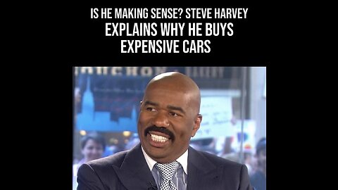 Steve Harvey explains why he bought a lot of expensive cars 😳😳😳😳