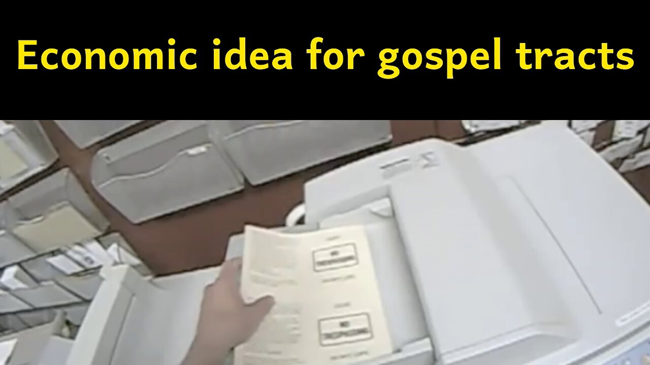 How to make your own gospel tracts