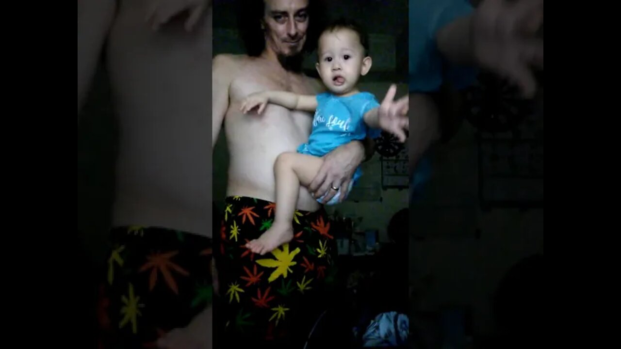 Mary Jane music time Ft. Daddy. ( Muppets : Jungle boogie. )
