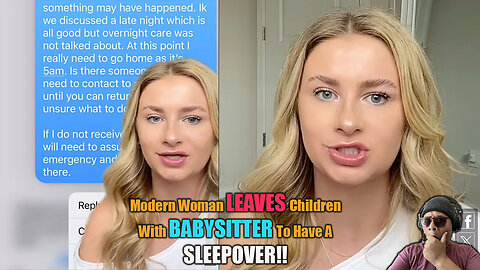 Single Mother Leaves Kids With Babysitter To Have A Sleep Over Reaction!