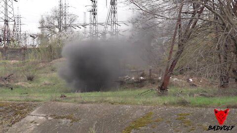 LPR forces clearing Ukrainian mines at the electrical power plant in Lugansk