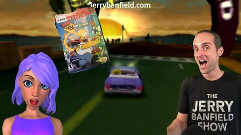 The Simpsons: Hit & Run with Jerry Banfield on PS2