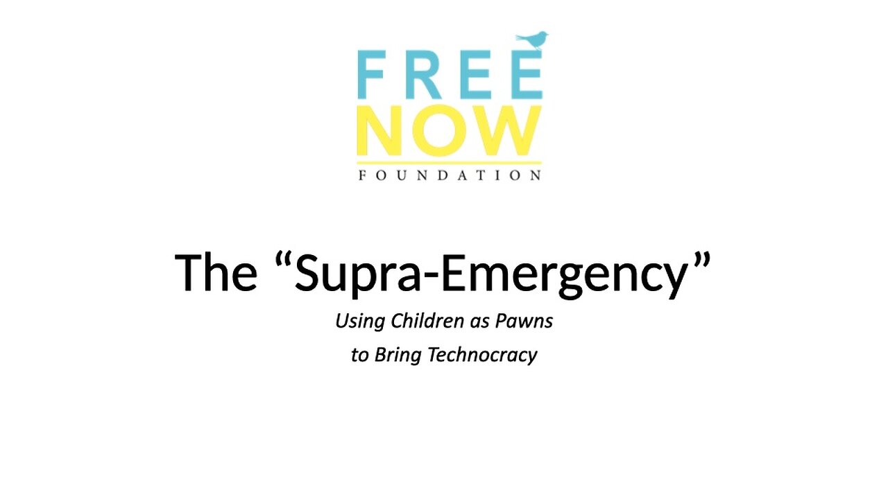 Free Now Foundation - Supra-Emergency by Alix Mayer