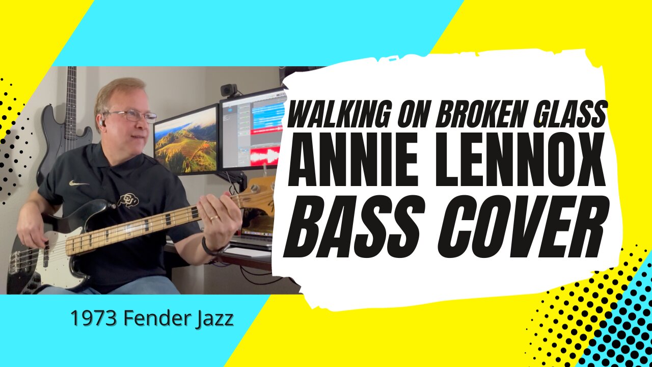 Walking On Broken Glass - Annie Lennox - Bass Cover | 1973 Fender Jass bass