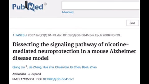 Nicotine benefits, clips from longer video linked in description, weight loss, neuro protective +