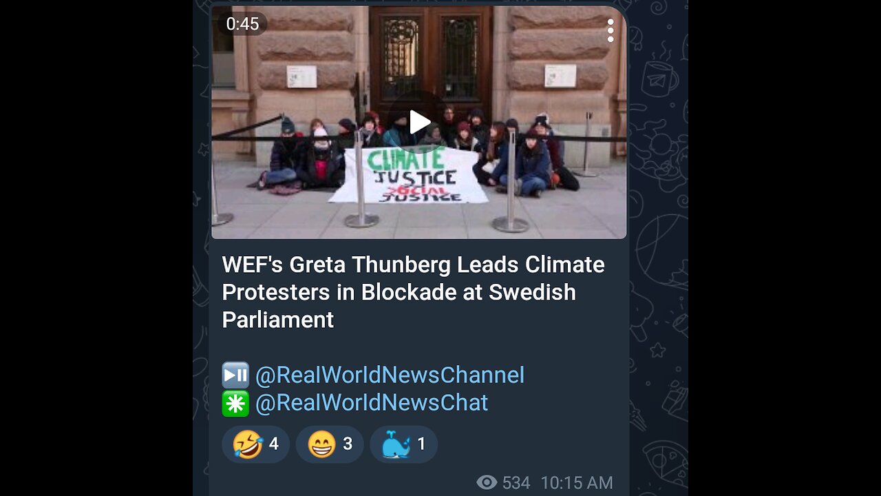 News Shorts: Greta Thunberg and Group Loiters in Sweden