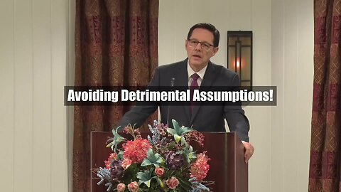 Avoiding Detrimental Assumptions