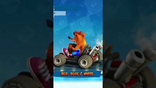 Red, Blue & White Paint Job - Crash Team Racing Nitro-Fueled