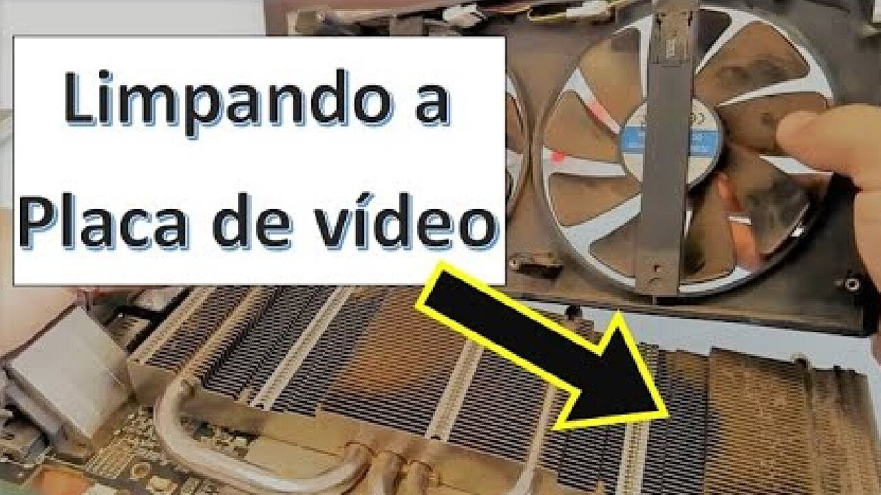 Limpando a Placa de Vídeo Radeon RX 480 8Gb - Nitro Sapphire