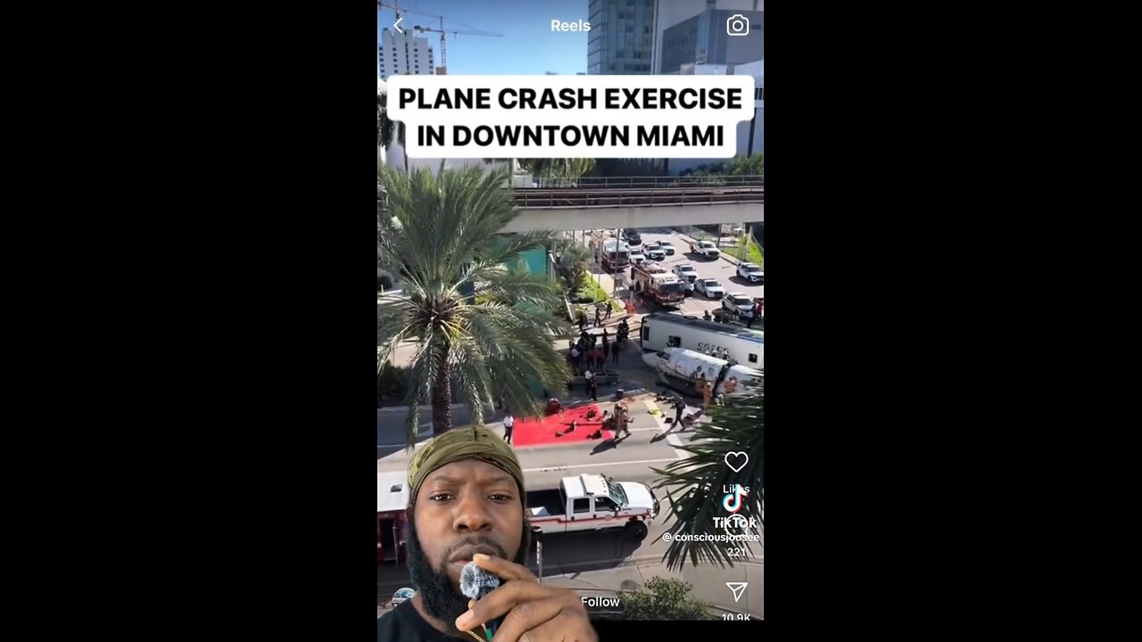 Plane crash exercises in Florida, be ready for a false flag event
