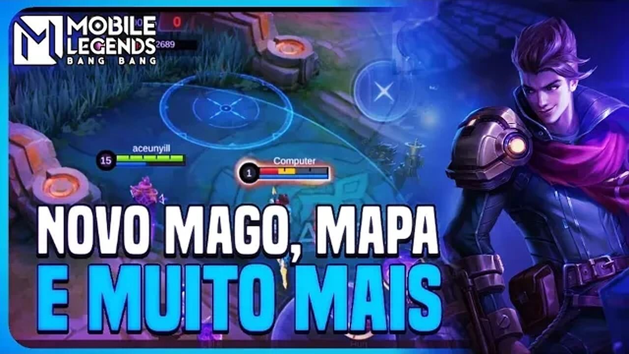 ESSE NOVO MAGO TA INSANO MOONTON!! NOVO MAPA E MAIS | MLBB