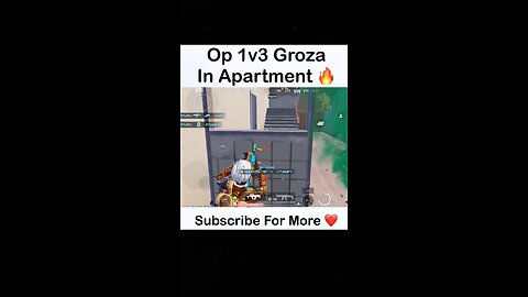 Unbelievable BGMI Gameplay: Apartment Showdown with OP 1v3 Groza🔥