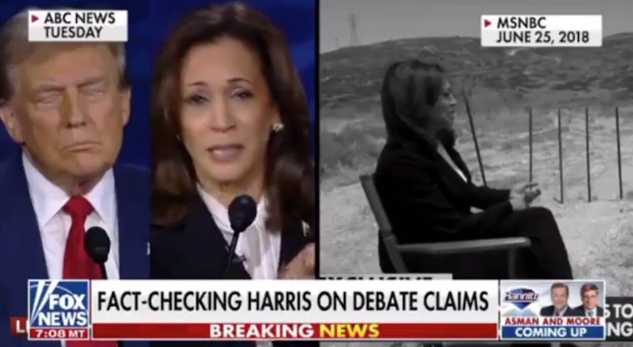 Kamala Harris FACT-CHECKS Kamala Harris.