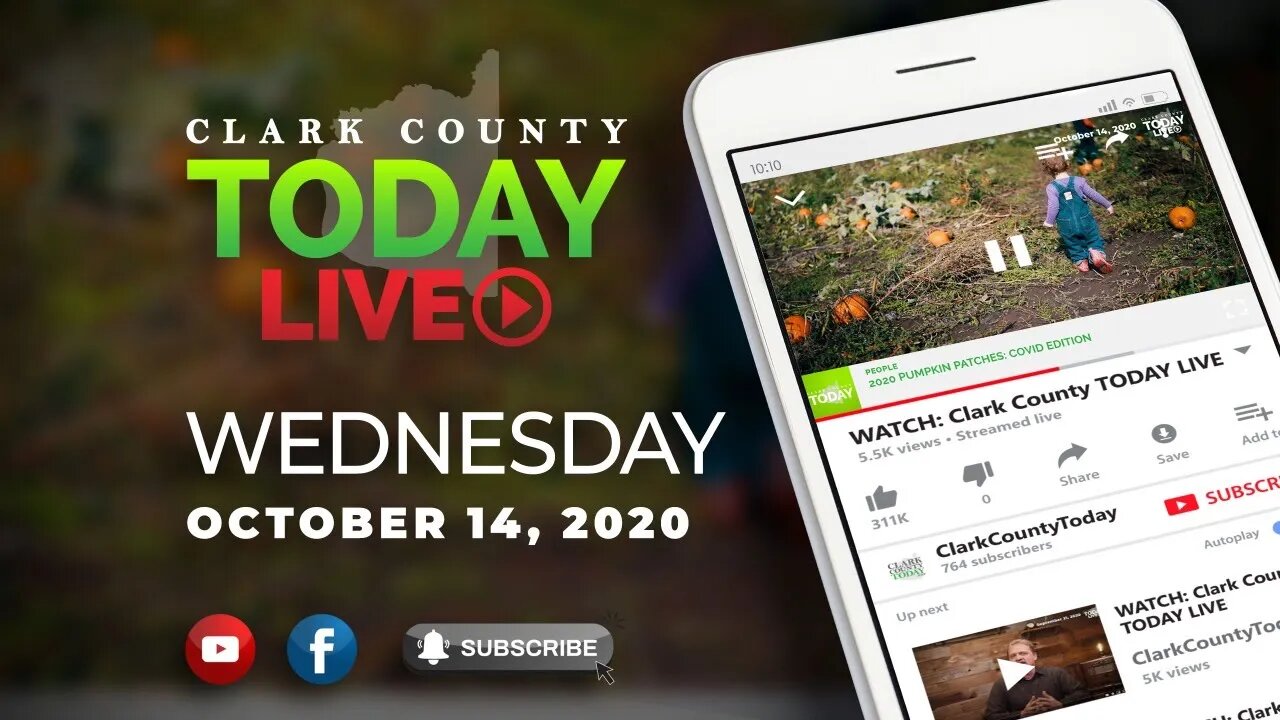 WATCH: Clark County TODAY LIVE • Tuesday, October 13, 2020