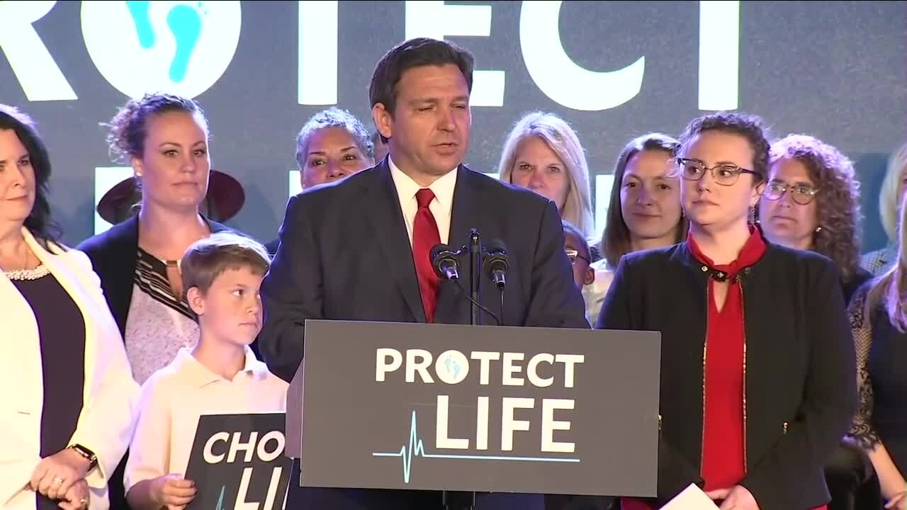 Gov. DeSantis signs controversial 15-week abortion ban into law