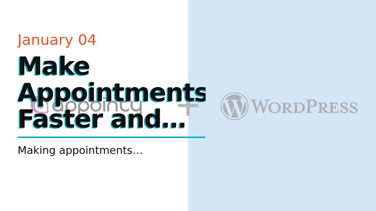 Make Appointments Faster and Easier with the New Appointment Booking Plugin for WordPress!