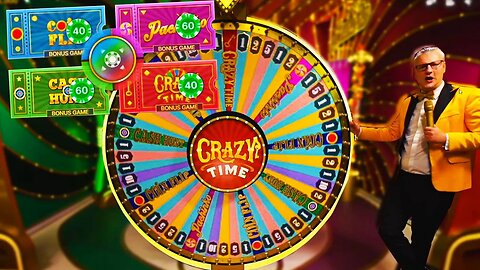 I PLAYED CRAZY TIME & ONLY BET ON THE GAME SHOWS! *HUGE BETS*