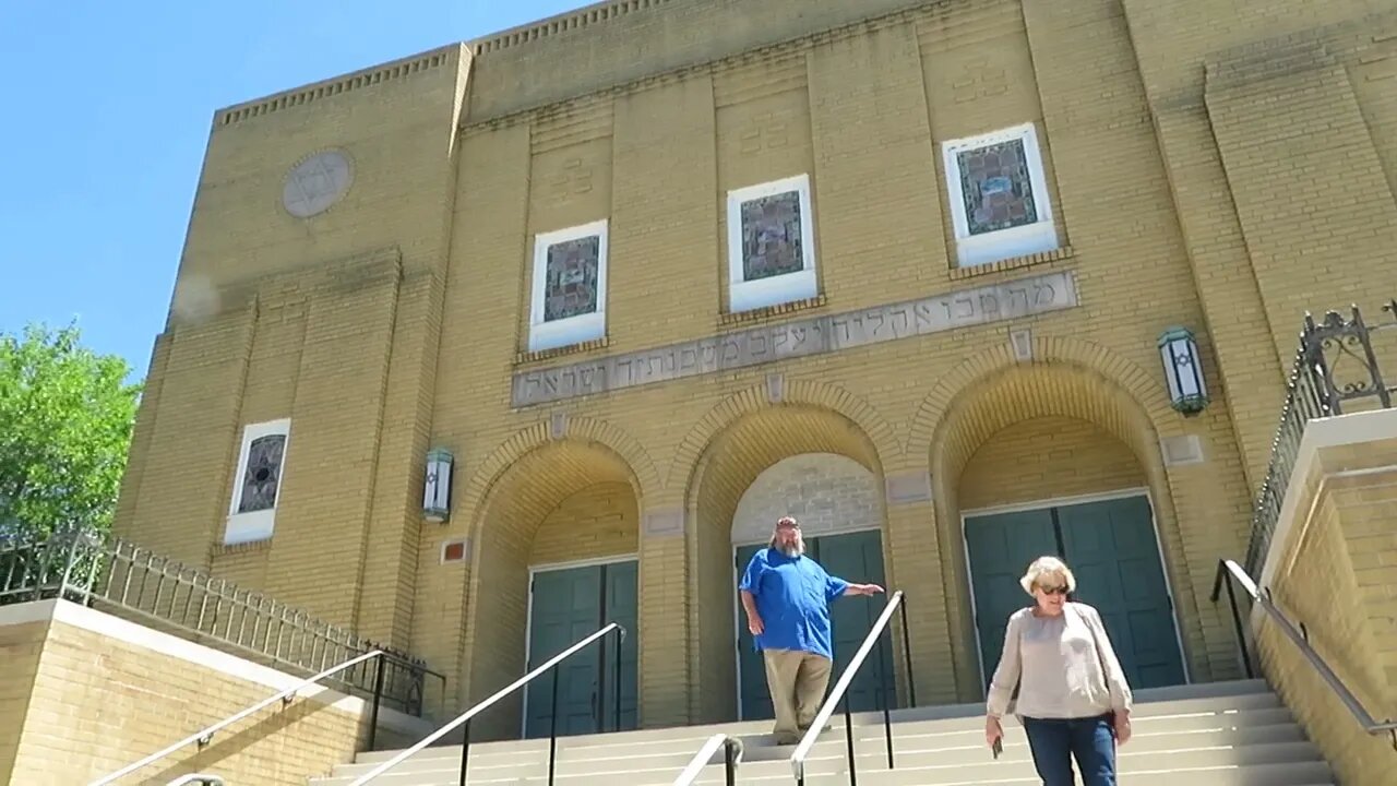 Charleston, SC - the oldest synagogue in the USA (1854). Walk with me and see, Steve Martin