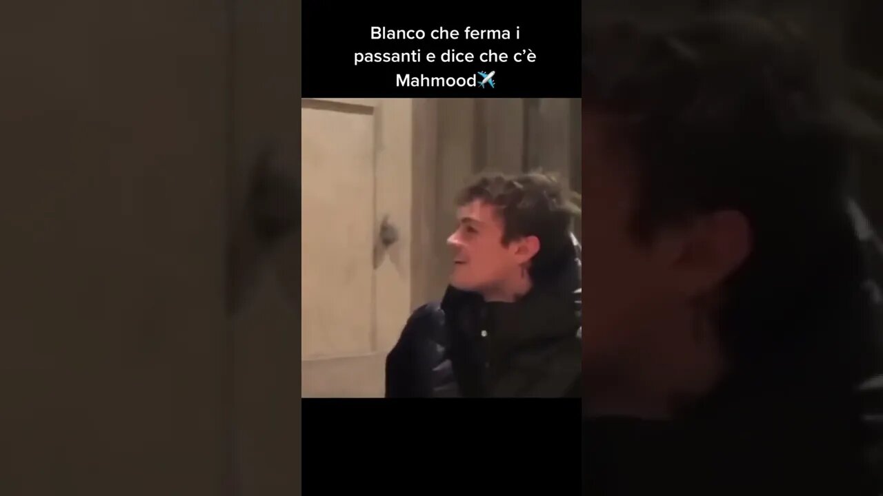 BLANCO FERMA I PASSANTI E DICE CHE C’È MAHMOOD