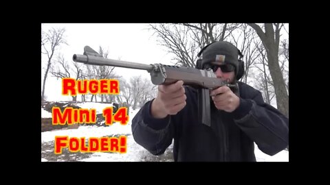 LETS SHOOT The 1983 PRE BAN Ruger Mini 14 Folder!