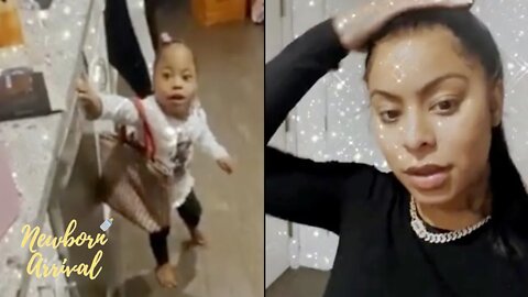 Alexis Skyy's Daughter Alaiya Grabs Her Bag And Is Ready To Go! 👜