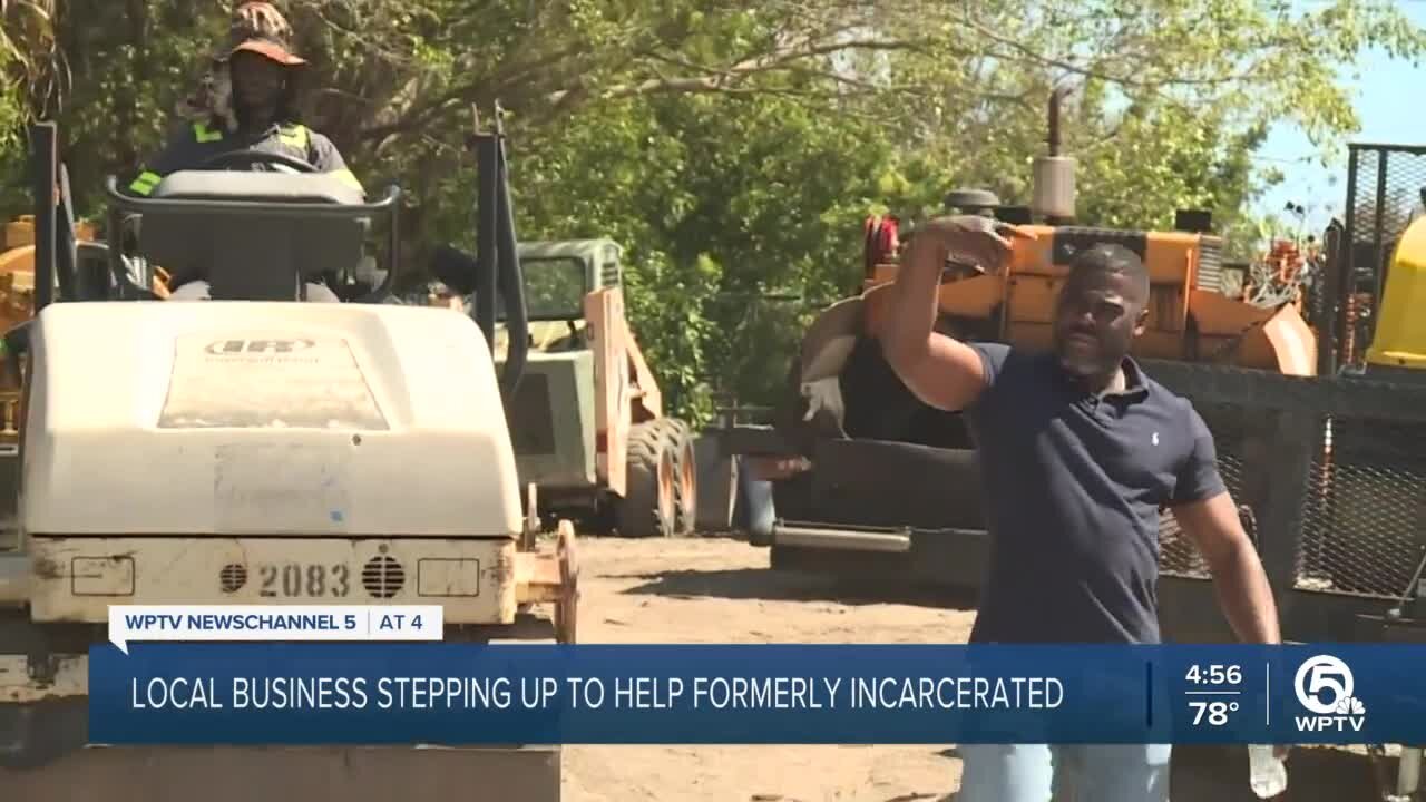 West Palm Beach business offers jobs to those with past convictions