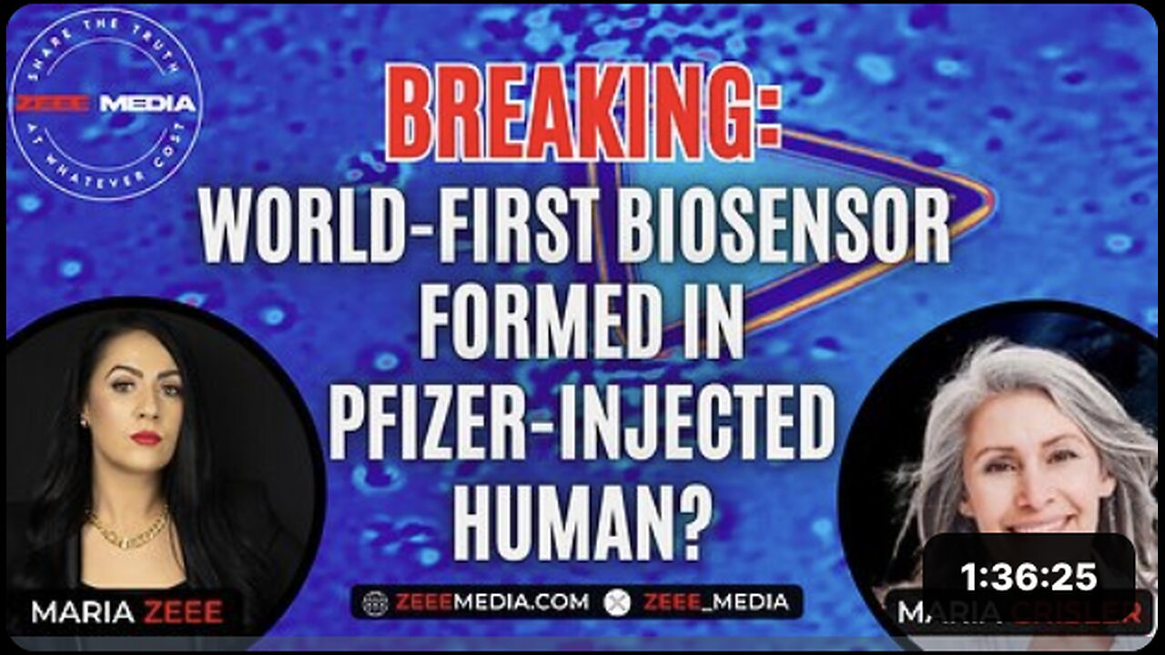 BREAKING: World-First Biosensor Formed in Pfizer-Injected Human? Maria Crisler