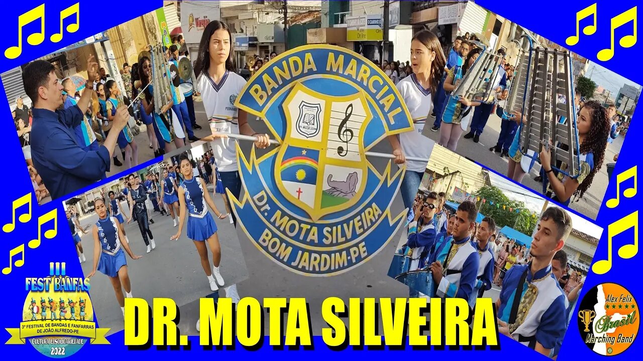 Banda Marcial Dr. Mota Silveira 2022 No III Festival de Bandas e Fanfarras 2022 | #joãoalfredo